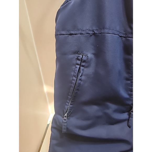 Athletech Kids Snow Bibs in navy blue. Size L 10/12 - Picture 2 of 13